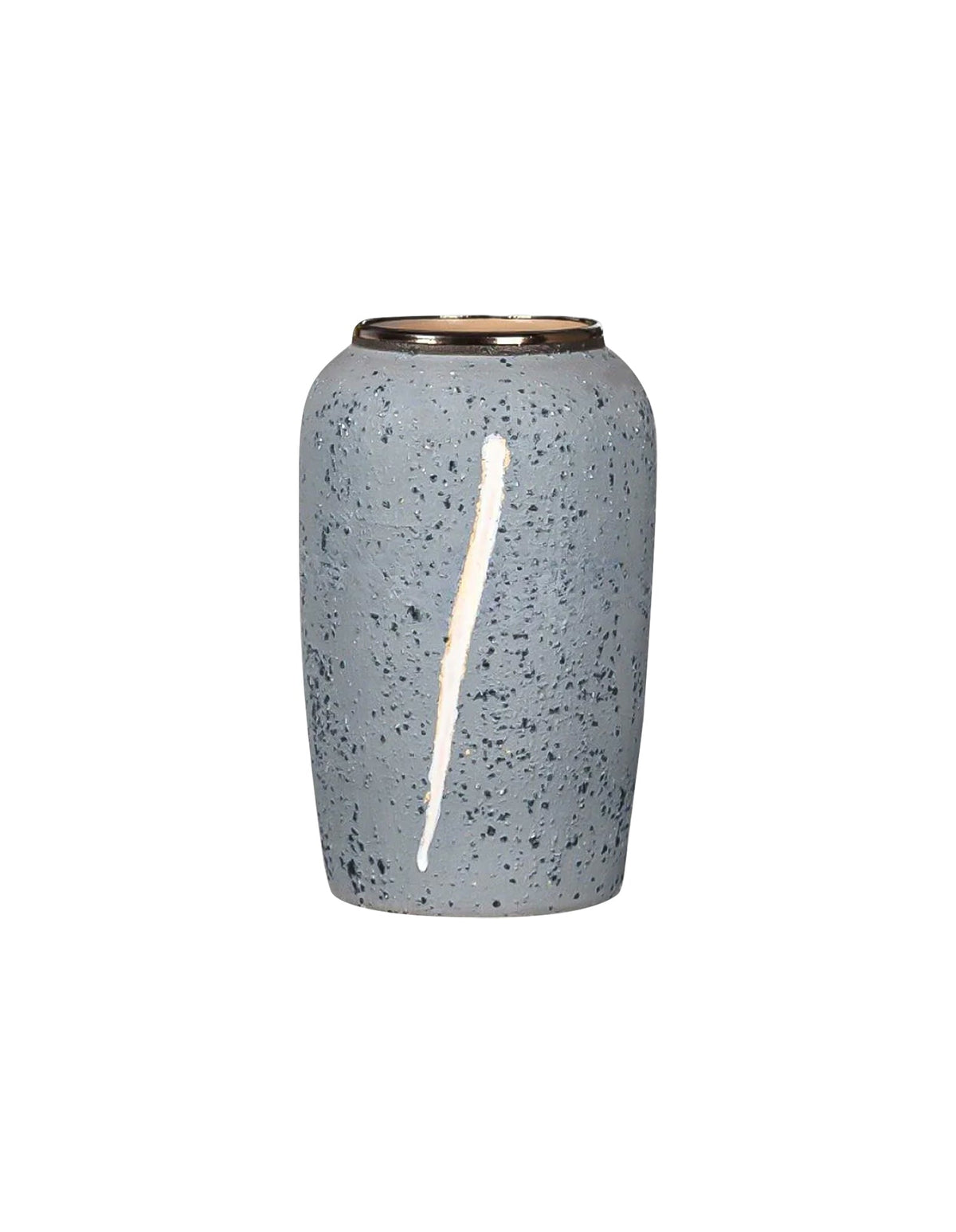 Grey Medium Ceramic Flower Vase Elegant Living Room Home Decor