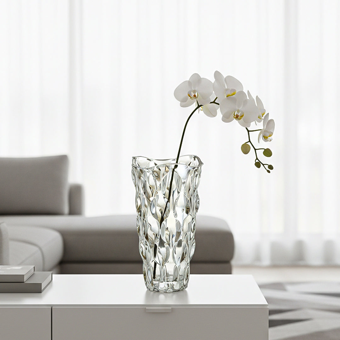 Glass Clear Vase Crystal VASE Thick Modern Home Decor