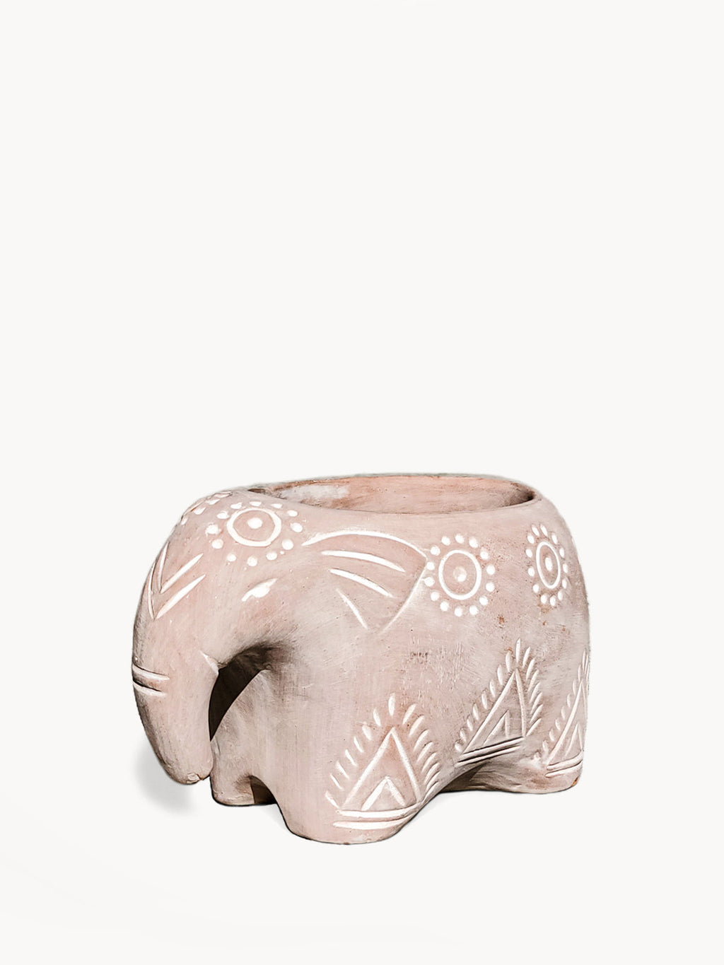 Folk Elephant Terracotta Planter | Handcrafted Clay Pot | Made in Bangladesh | Indoor & Outdoor | Korissa