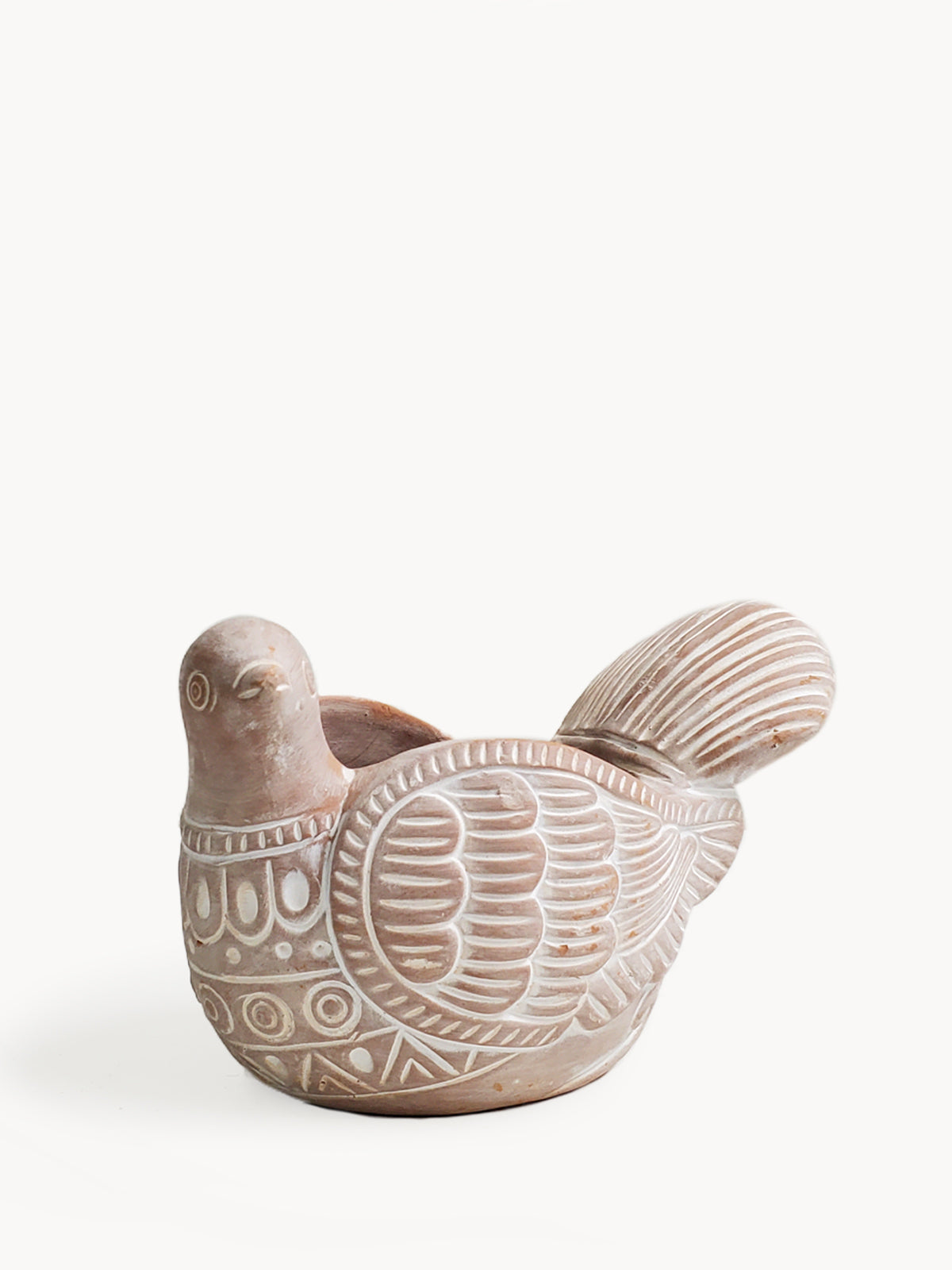 Turtle Dove Terracotta Planter | Handcrafted Clay Pot | Made in Bangladesh | Indoor & Outdoor | Korissa
