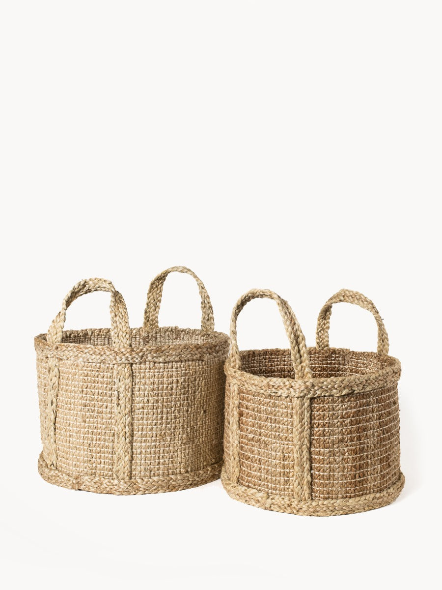 Bono Basket Organizer | Natural Braided Jute | Handmade in Bangladesh | KORISSA