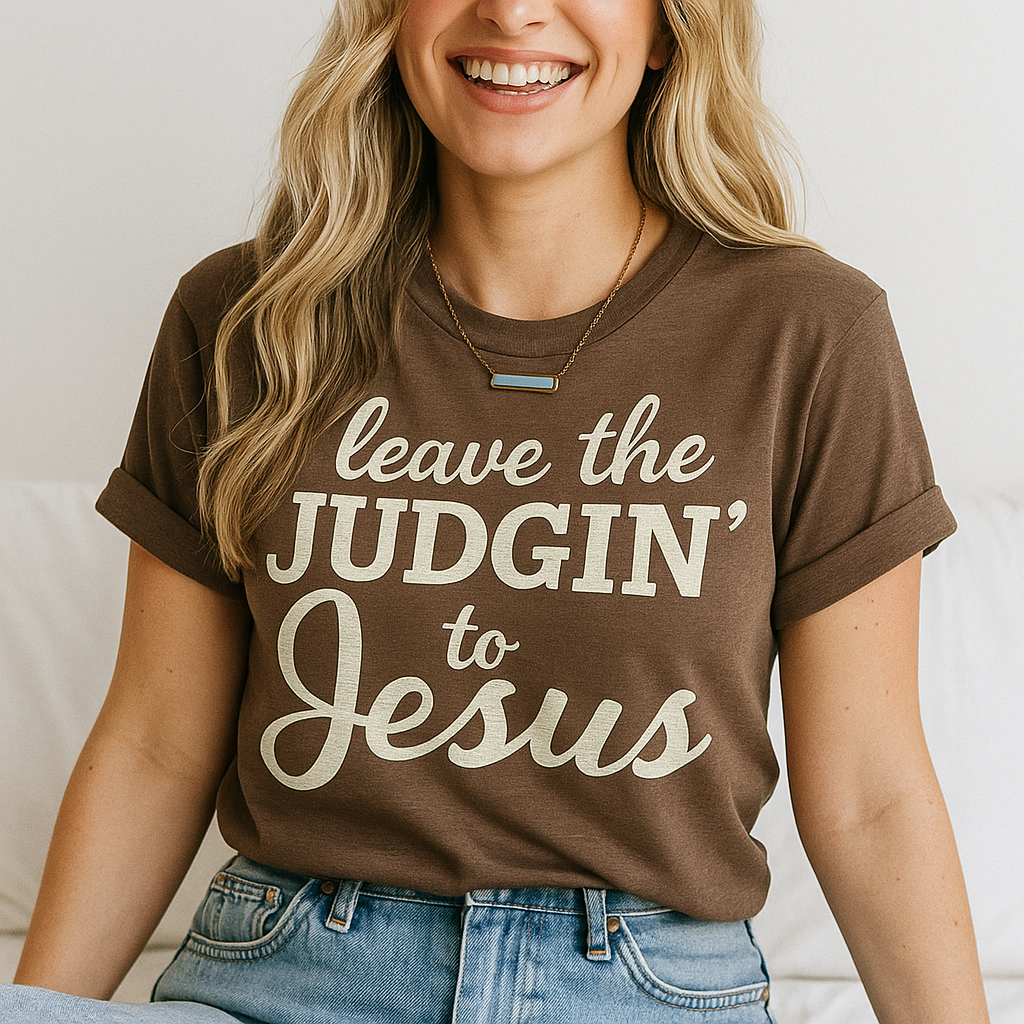 Leave the Judgin' to Jesus Tee