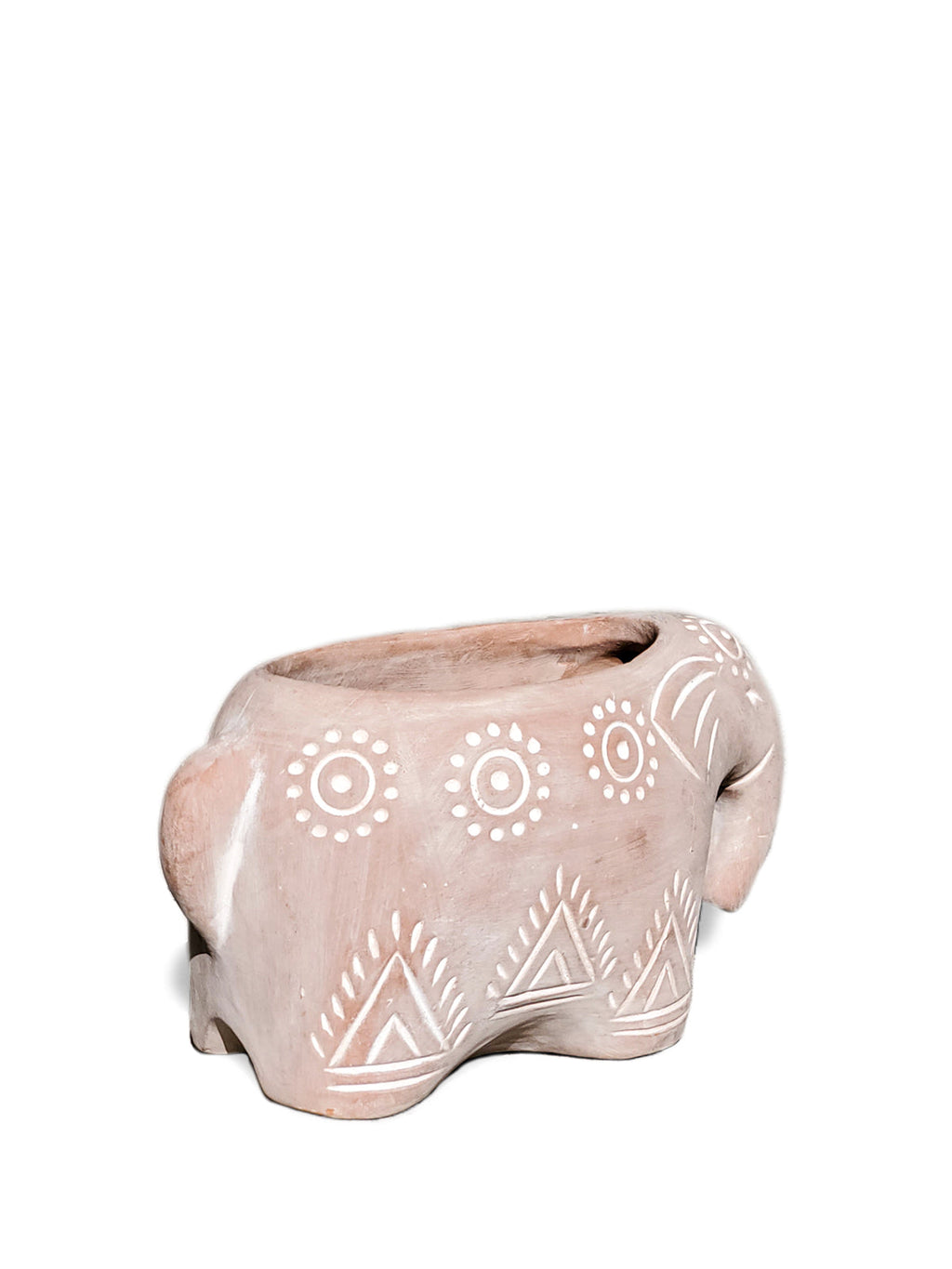 Folk Elephant Terracotta Planter | Handcrafted Clay Pot | Made in Bangladesh | Indoor & Outdoor | Korissa