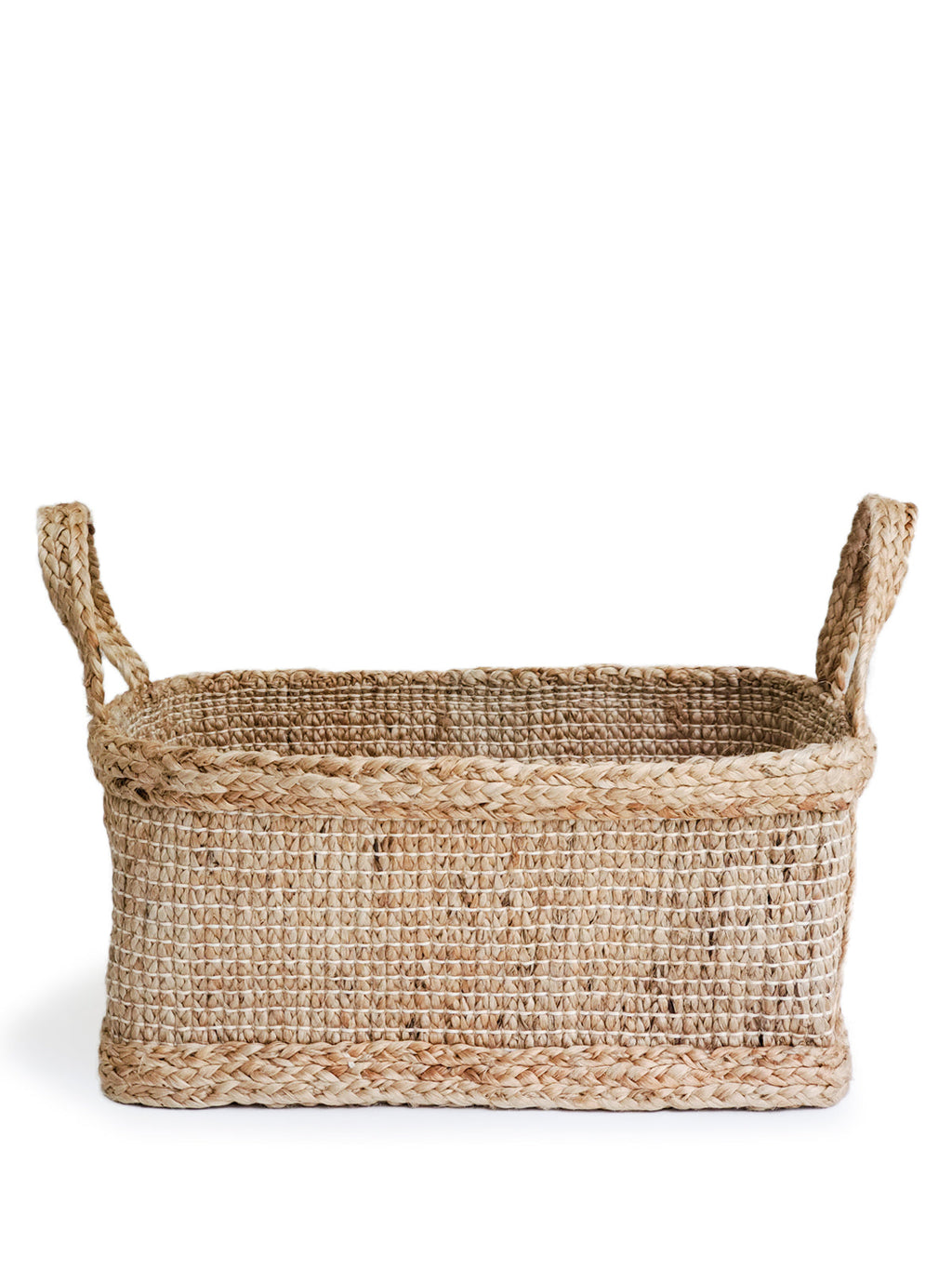 Bono Braided Jute Storage Basket | Handmade in Bangladesh | Rectangular | Small & Large | Korissa