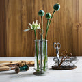 Floral Trio Table Vase – Hammered Pewter Finish