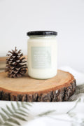 "Walking In A Garden After The Rain" Soy Candle | Natural Soy Wax | Crackling Wooden Wick | Jasmine, Gardenia & Moss | 10 oz | Highland Ridge Decor