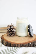 "Walking In A Garden After The Rain" Soy Candle | Natural Soy Wax | Crackling Wooden Wick | Jasmine, Gardenia & Moss | 10 oz | Highland Ridge Decor
