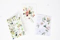 The Florist Greeting Card Collection | 3-Pack | Whimsical Floral Designs | Recycled Paper | Compostable Sleeve | Blank Inside | Shelby Kregel Art