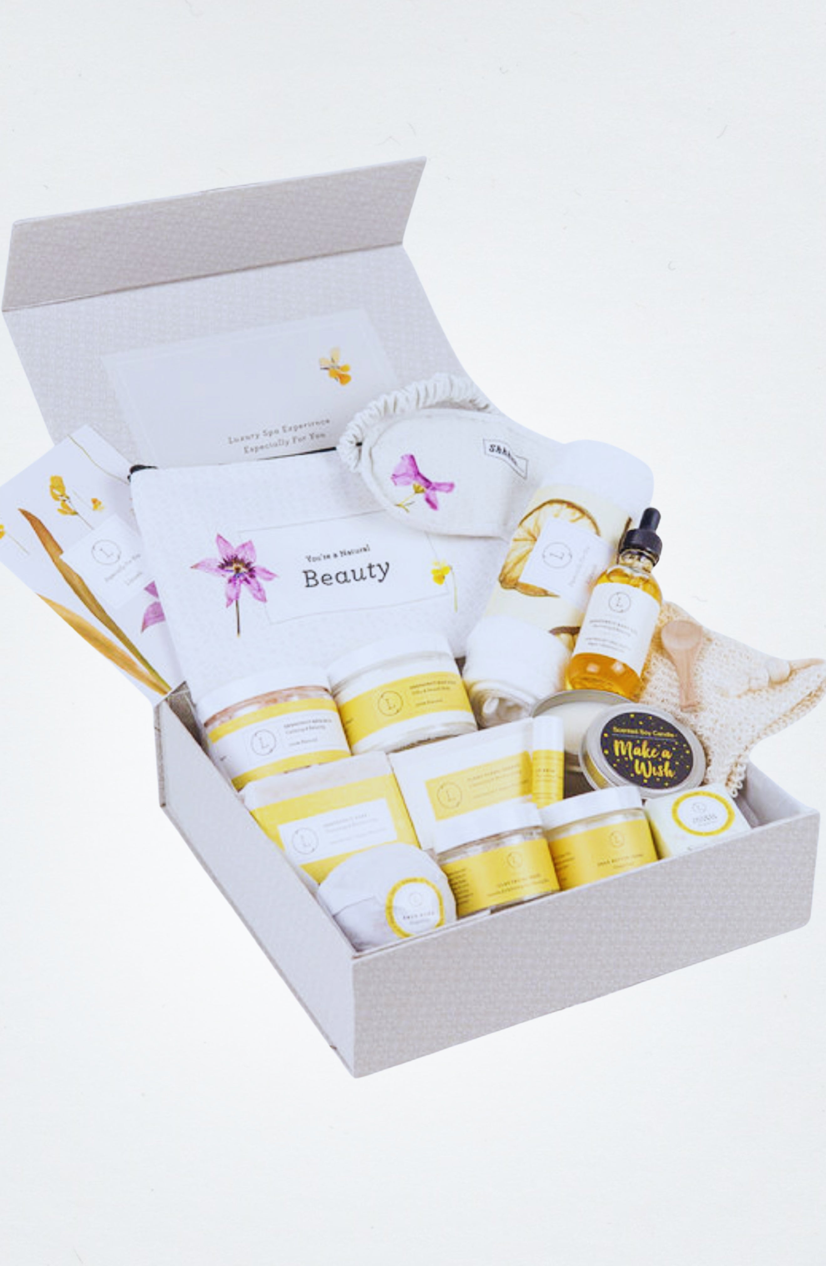 Citrus Sunshine Spa Gift Basket – Natural Care Package