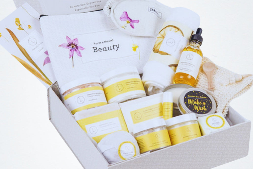 Citrus Sunshine Spa Gift Basket – Natural Care Package