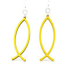 Fish Icon Earrings # 1190