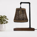 Industrial Vintage Ratio E27 Bedside Table Lamp Light Cage LED Bulb