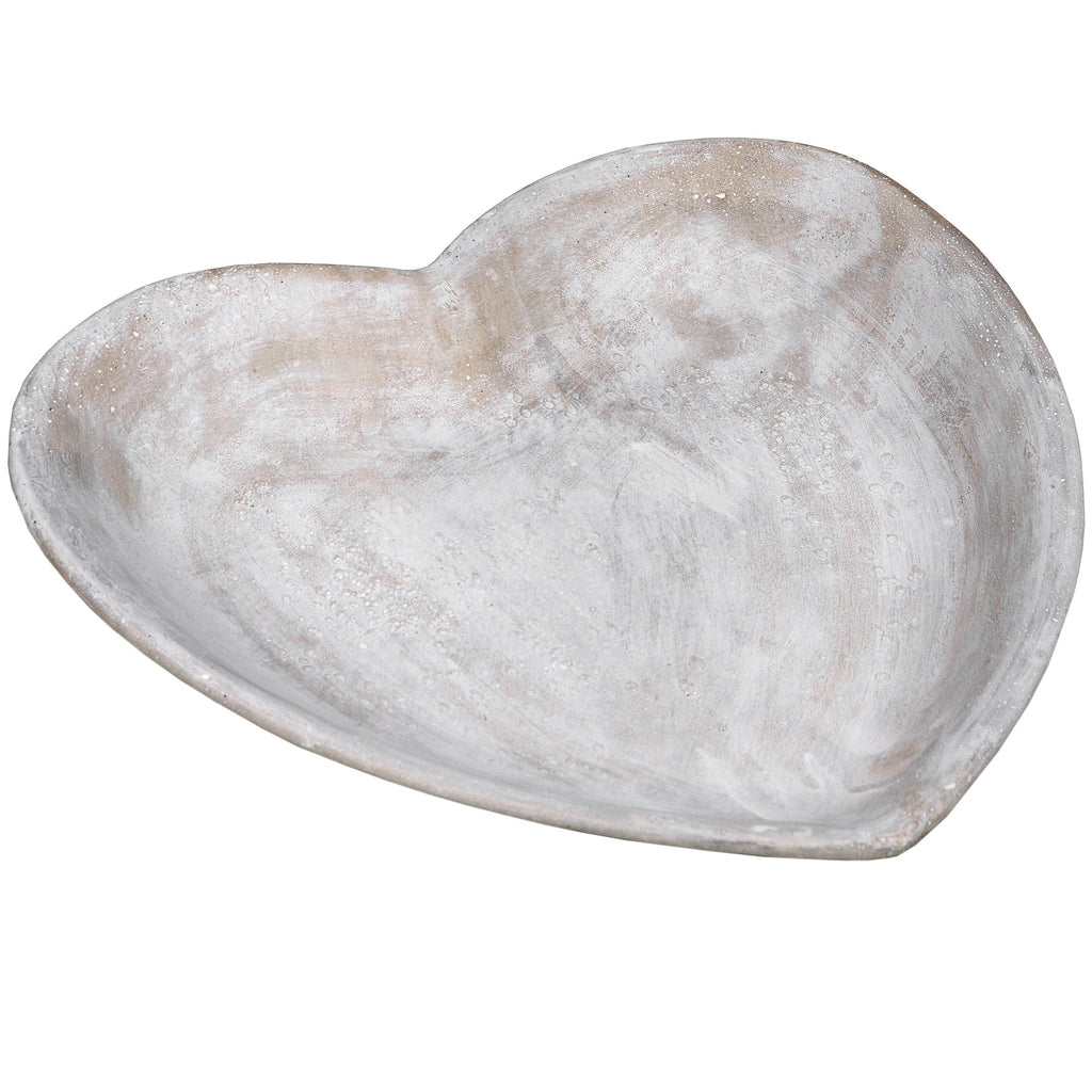 Stone Heart Dish Decorative Home Accessory