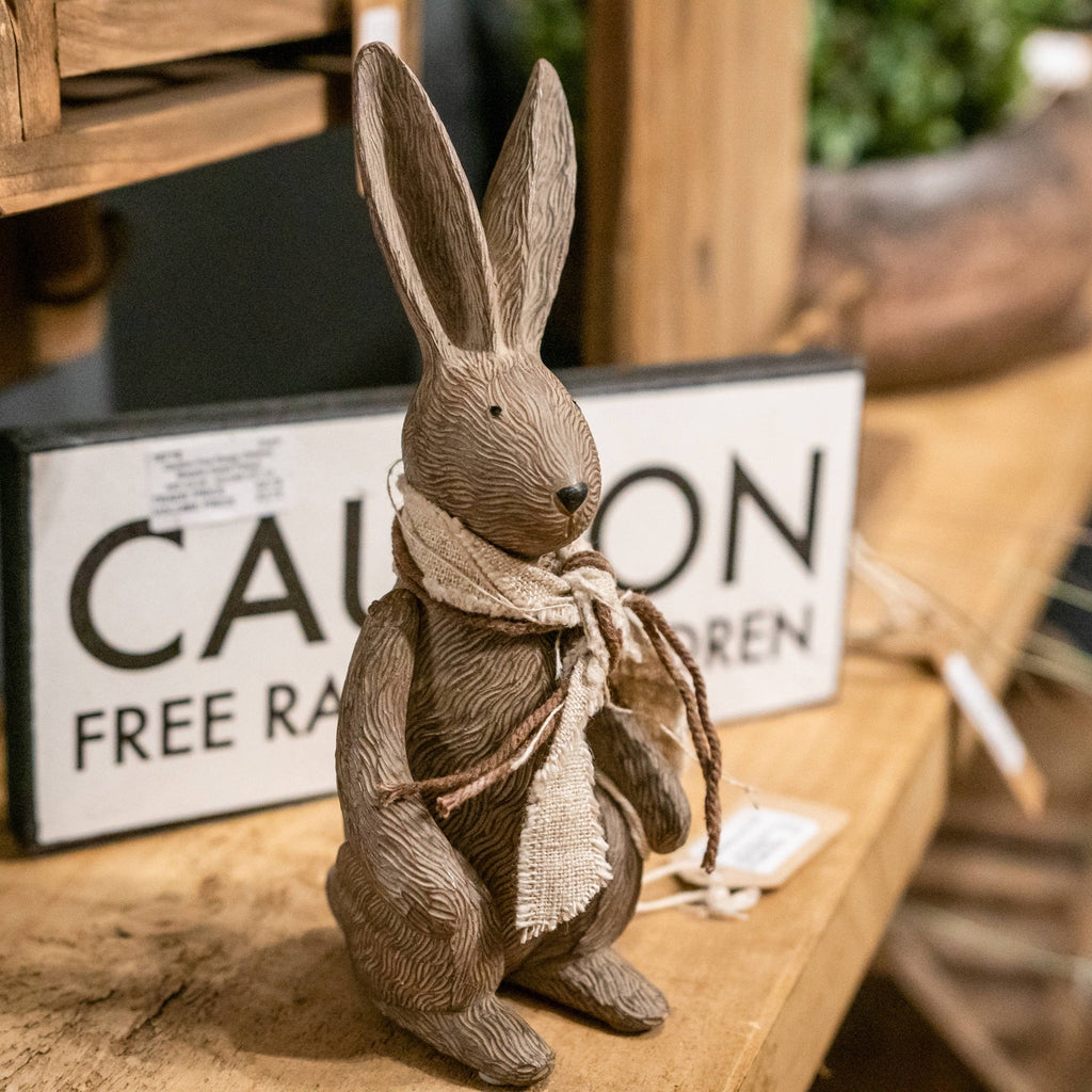 Winter Bunny Rabbit - Small Decorative Home Accessory