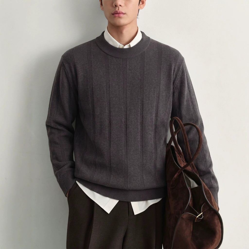 Half high neck slim fit sweater