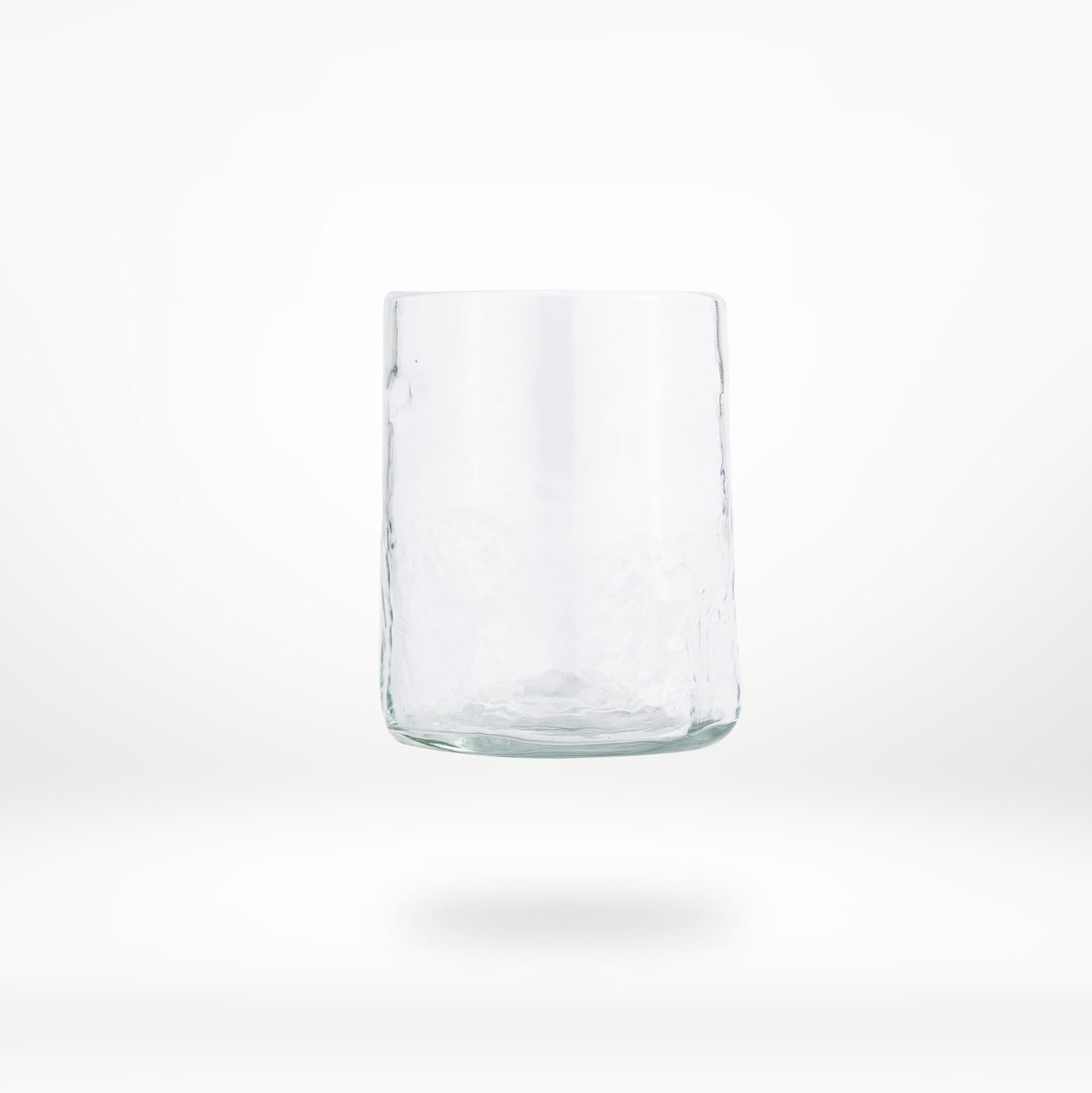 Medium Tumbler | Set of 6 | Hand-Blown Recycled Glass | Oaxaca Mexico | 8 oz | Smoke | Clear | Amber | Powered by People