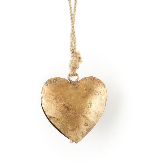 Alaya Heart Wind Chime | Rustic Bell | Heart-Shaped | Garden, Porch & Door | Fair Trade Handmade Gift | Powered by People
