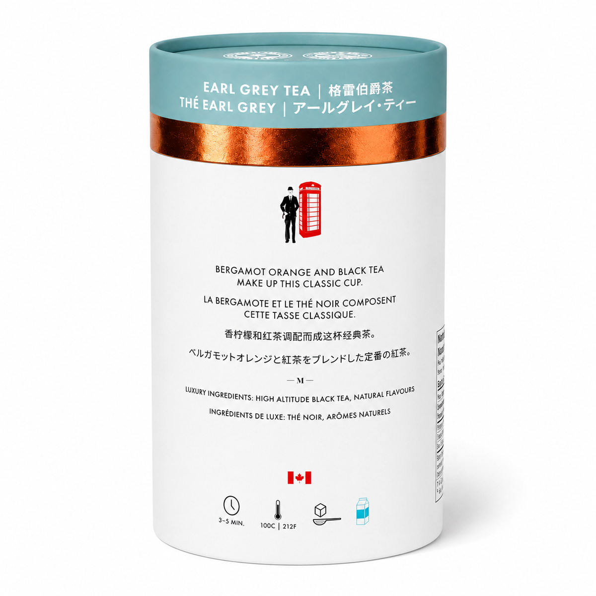 Luxury Earl Grey Black Tea | Canadian | 24ct