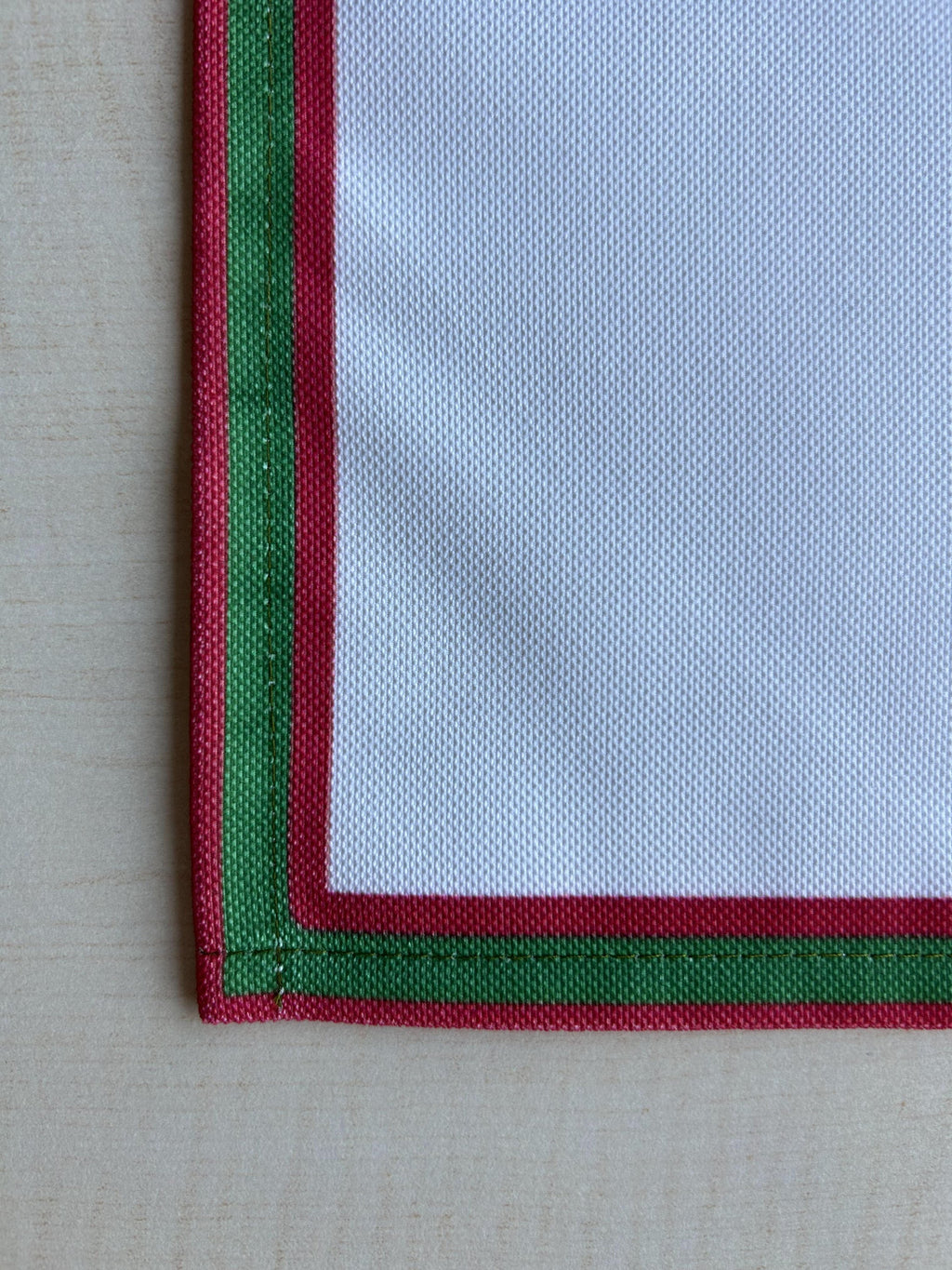 Holly Berry and Greenery Pattern Placemats - Nature Inspired Holiday