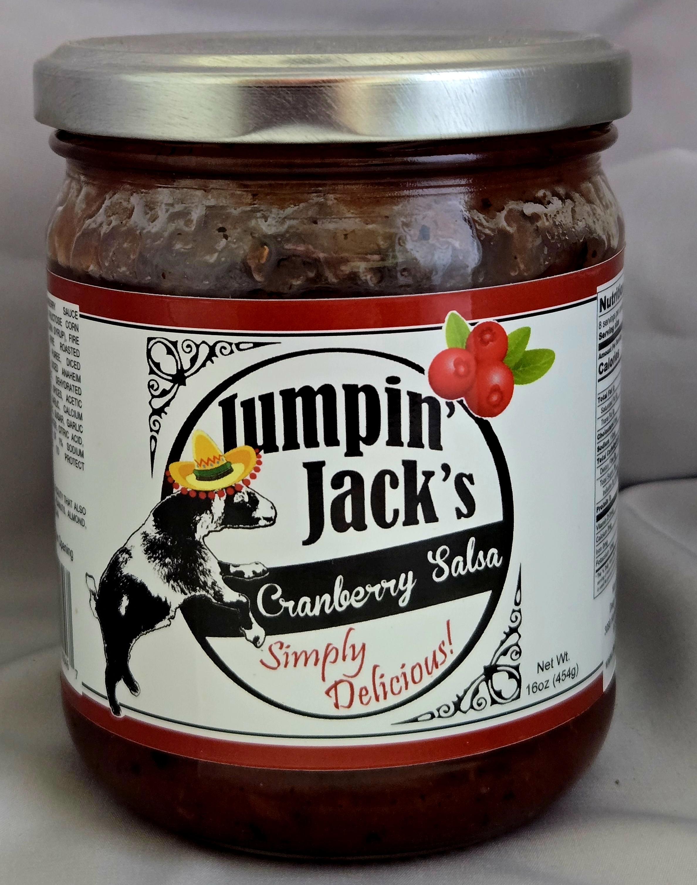 Jumpin' Jack's Cranberry Salsa | Award-Winning | Fire-Roasted Tomatoes & Cranberries | Mild | Deep Fork Foods