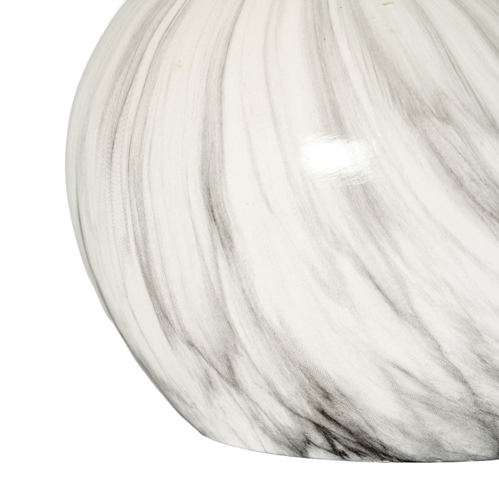 Marble Effect Planter Decorative Home Accessory