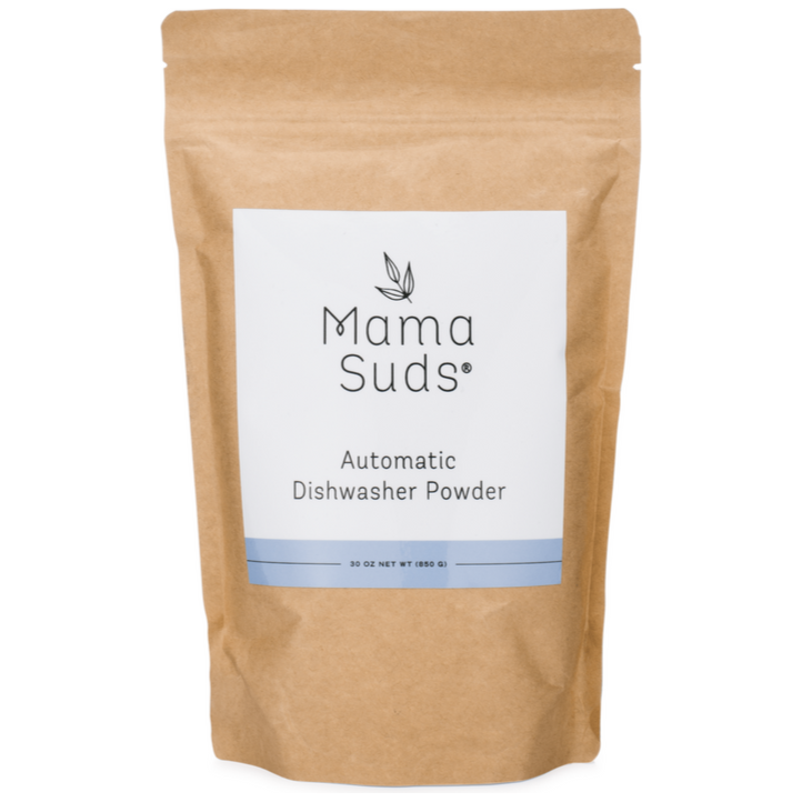 MamaSuds Automatic Dishwasher Powder | 30 oz | Up to 90 Loads | Non-Toxic | Biodegradable | Vegan