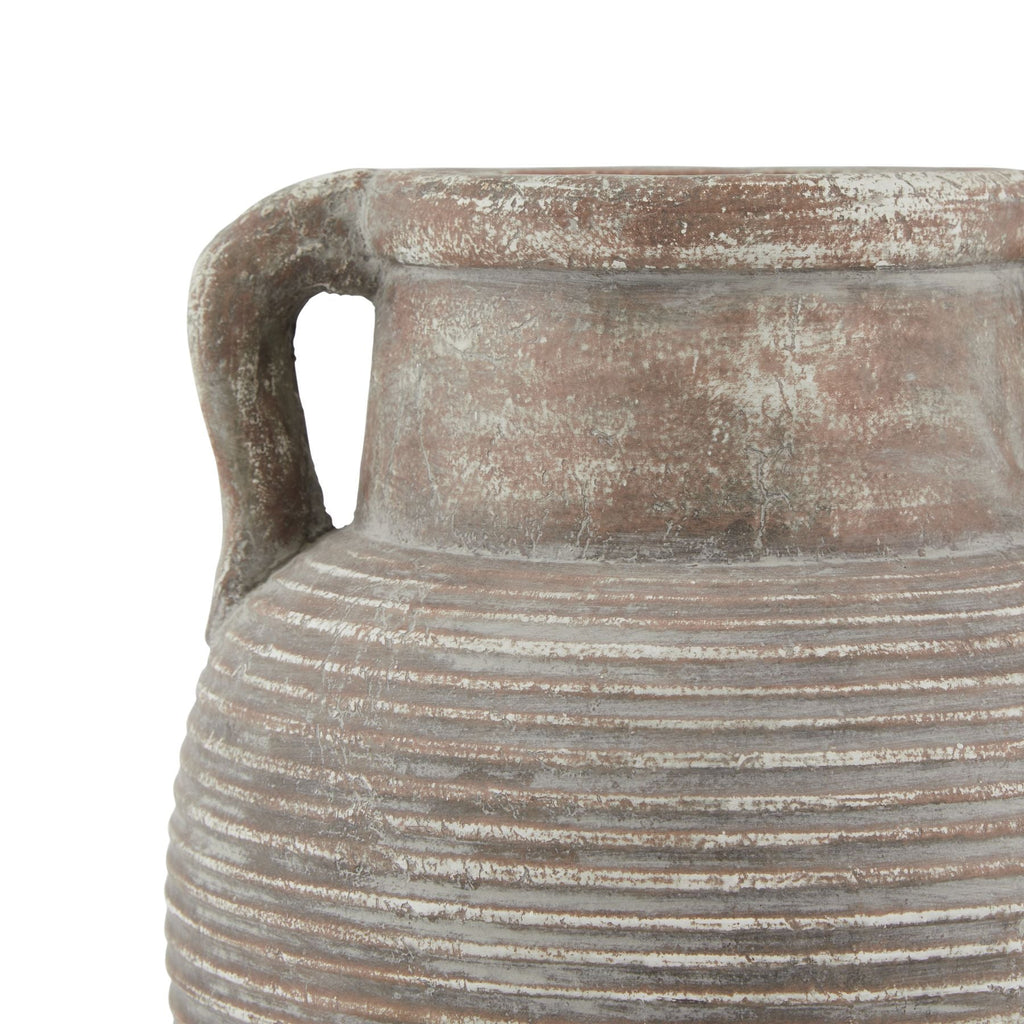 Siena Brown Amphora Pot Decorative Home Accessory
