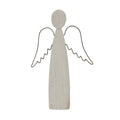 Whitewashed Rustic Standing Angel