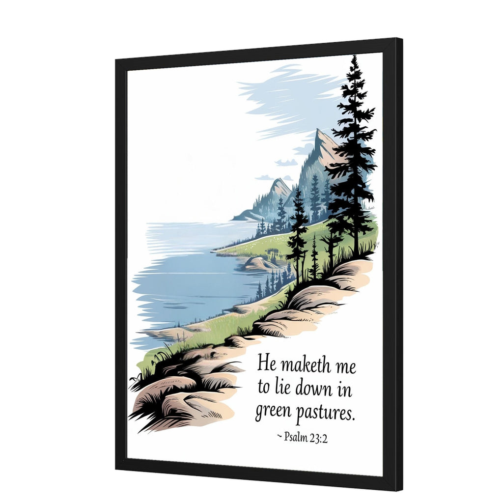 Giclee Faith Inspired Tranquil Ocean Horizon Landscape Uplifting