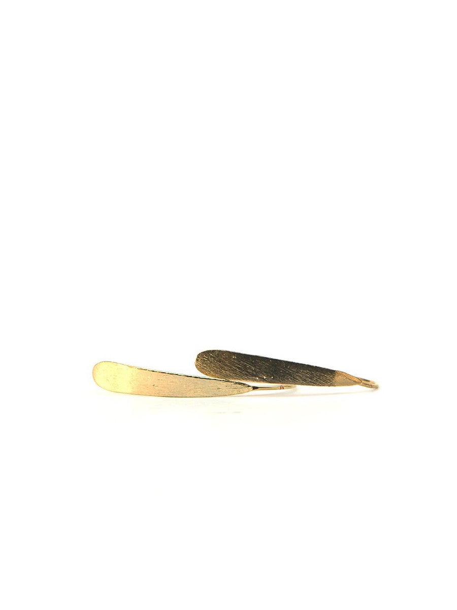 Faux Hoop Earrings – Lightweight Fair Trade | Brass or Silver