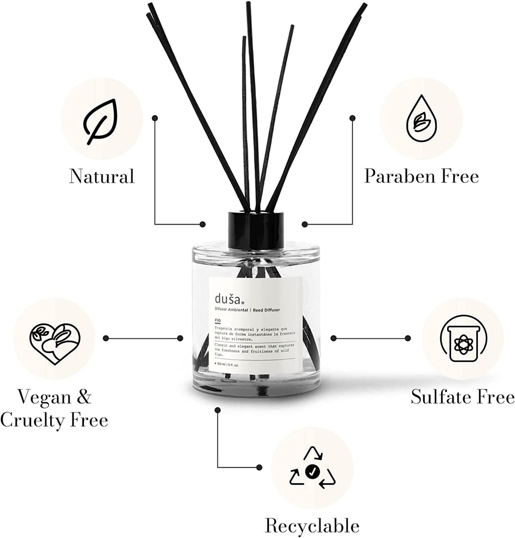 Lemongrass & Green Tea Reed Diffuser | 5 fl oz | Essential Oils | Home Fragrance | Powered by People