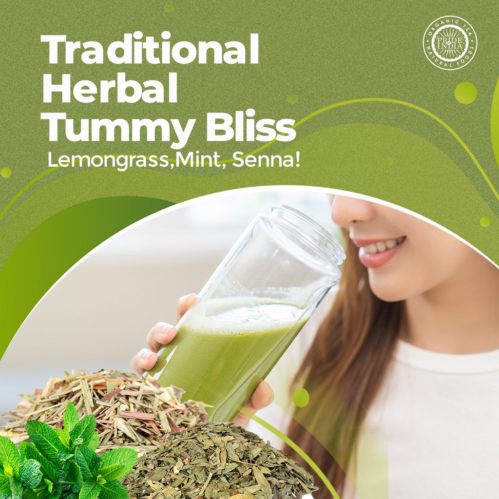 Digestive Health Trio | Mint, Lemongrass & Senna | Gluten-Free | Plant-Based | Pride India Brands