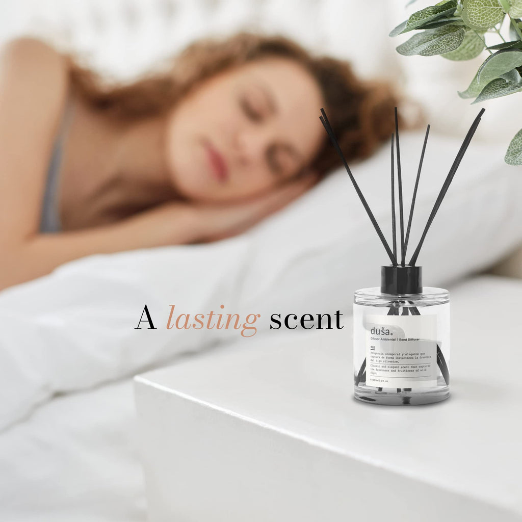 Lemongrass & Green Tea Reed Diffuser | 5 fl oz | Essential Oils | Home Fragrance | Powered by People