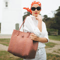 Balinese Artisan Recycled Tote Bag, Bali
