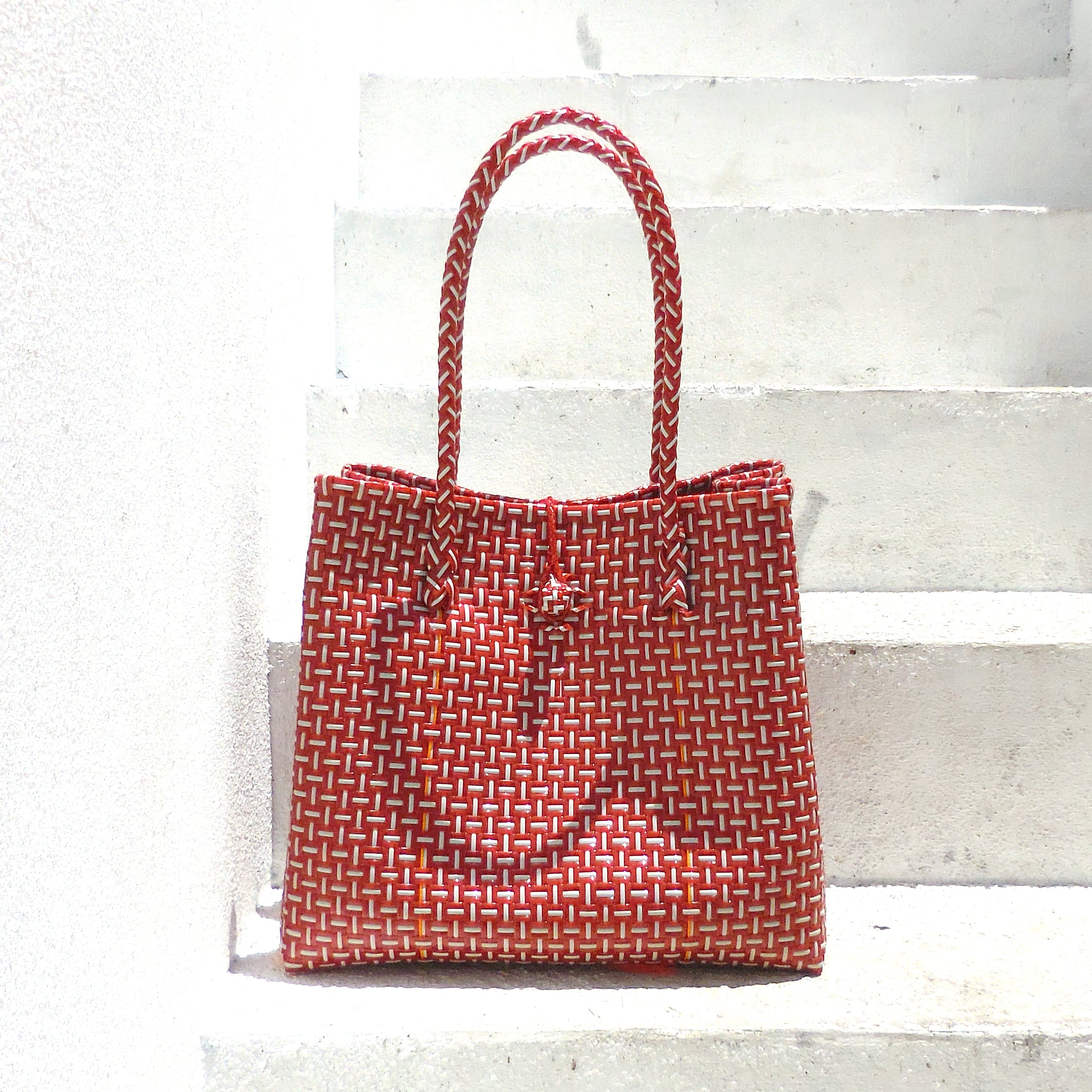 Balinese Artisan Recycled Tote Bag, Bali