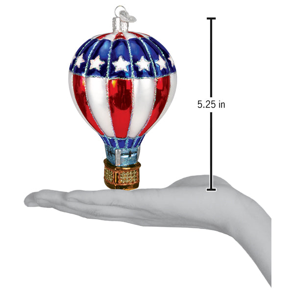 Patriotic Hot Air Balloon Ornament