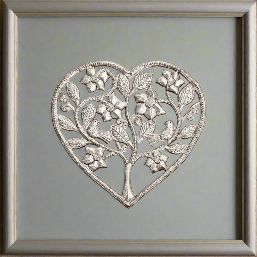 A Full Heart – Handcrafted Metal Wall Art