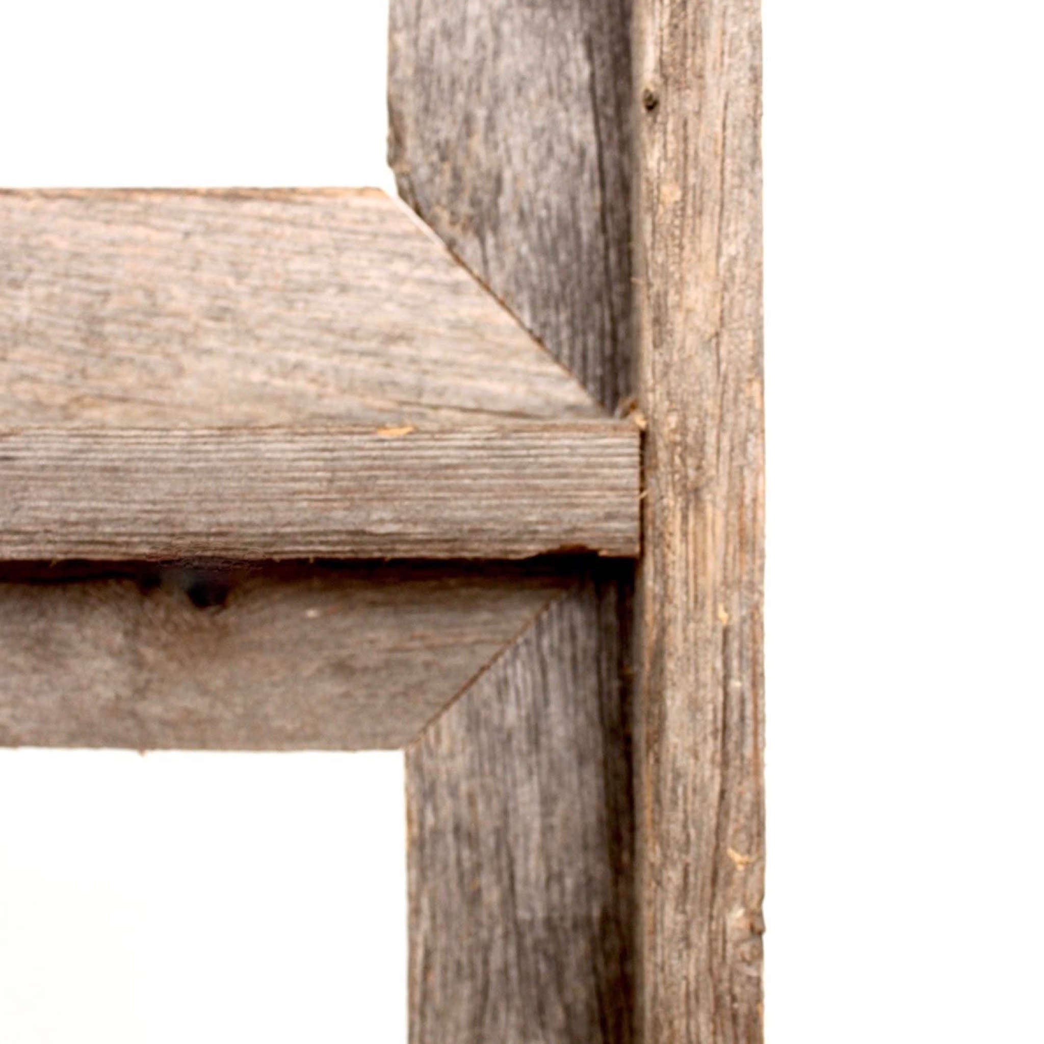 3-Opening 8x10 Rustic Weathered Grey Collage Frame