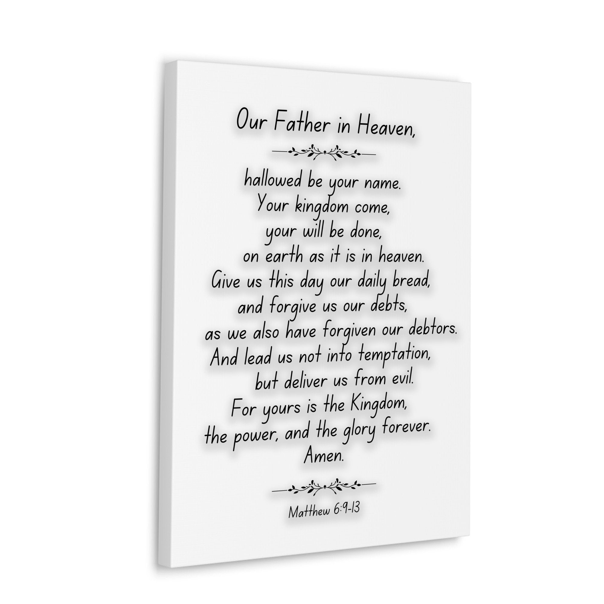 Wall Decor Giclee Poster Art Print - our Father in Heaven