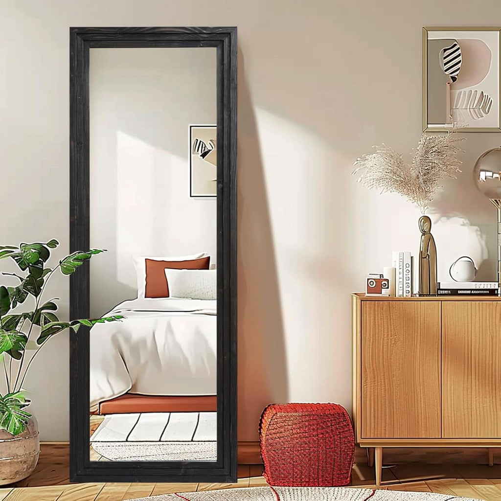 Full Length Mirror Black Home Decor Accent