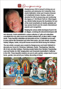 Limited Edition Regal Nativity Snowflake Glass Ornament, Inspirational & Guardian Angels Decor - 754-032 by G. DeBrekht