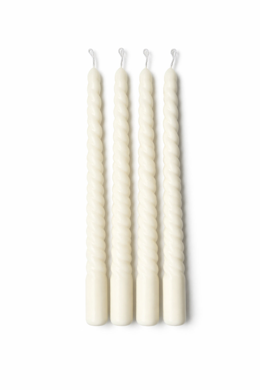 Spiral Taper Candles | Set of 2 | Handmade in Canada | Soy Wax | Aaram Lux