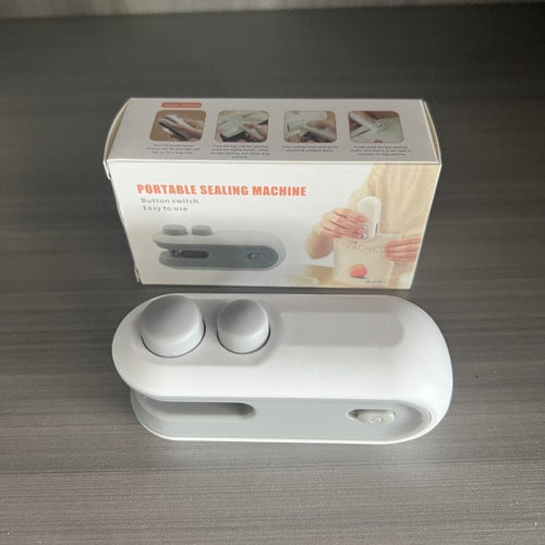 Mini 2-in-1 Heat Sealer & Bag Opener – USB Rechargeable Snack Sealer
