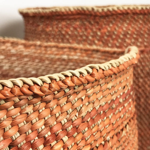 Auburn Iringa Basket | Handwoven in Tanzania | Milulu Grass | Kwanza Collection