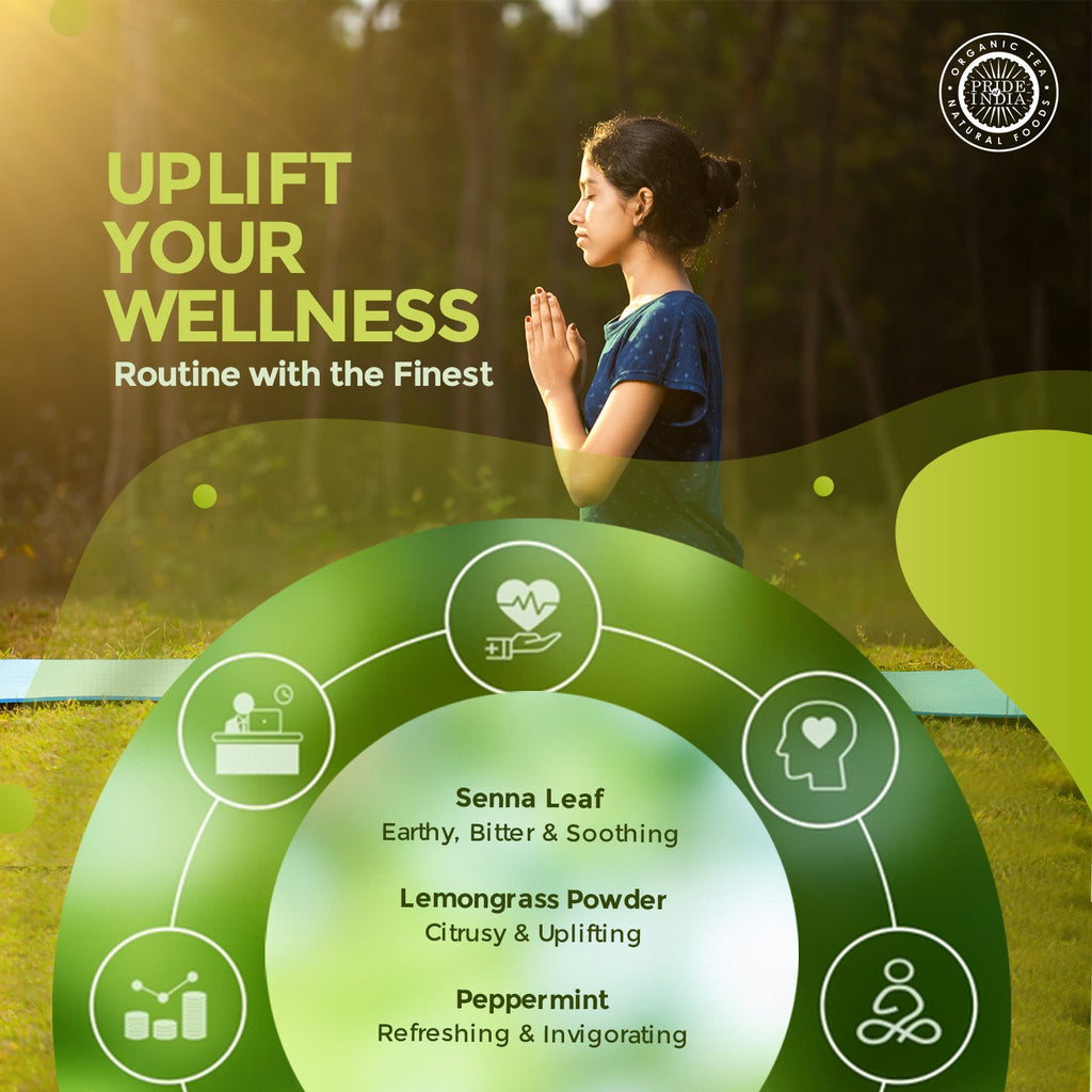 Digestive Health Trio | Mint, Lemongrass & Senna | Gluten-Free | Plant-Based | Pride India Brands
