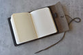 Finest Leather Journal | Family Keepsake & Heirloom | Refillable | Leather Tie Closure & Pen Holder | Kiko Leather