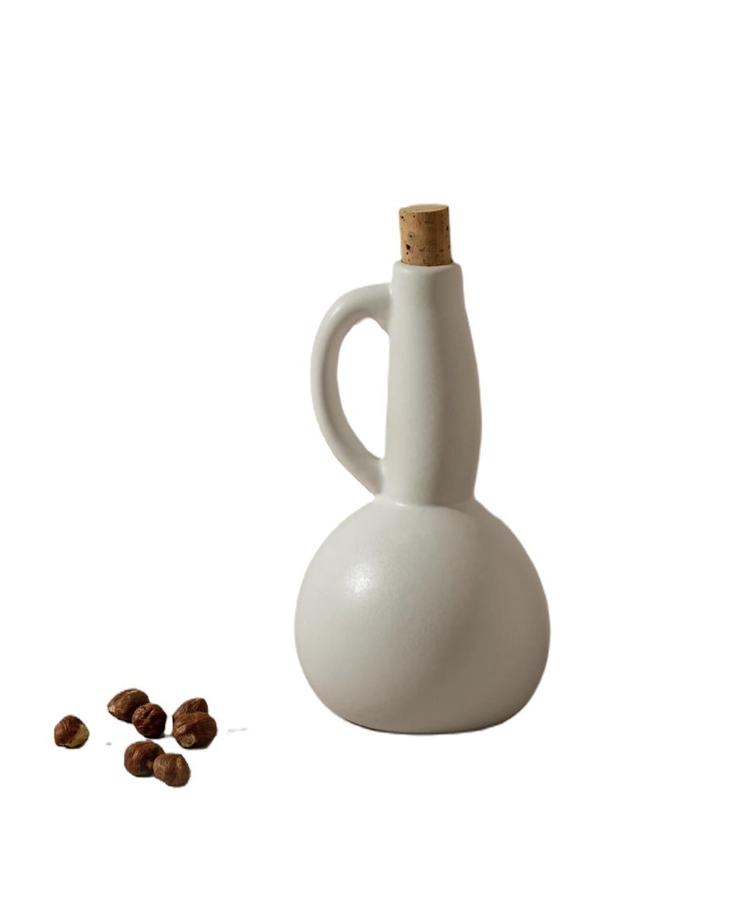Tunisia Stoneware Olive Oil Dispenser | Dadasi 15 oz | Handmade by Gharyan Artisans | 3 Colors