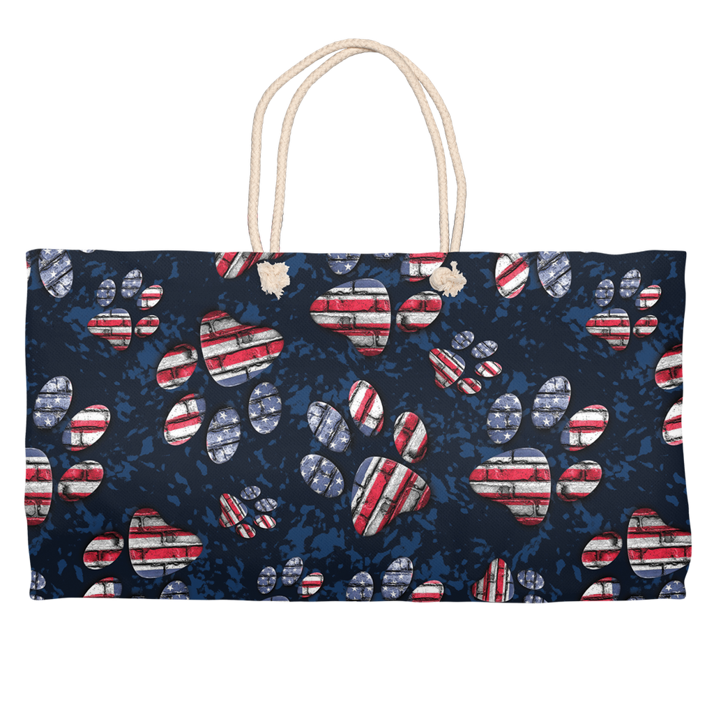 Patriotic Pup Weekender Tote