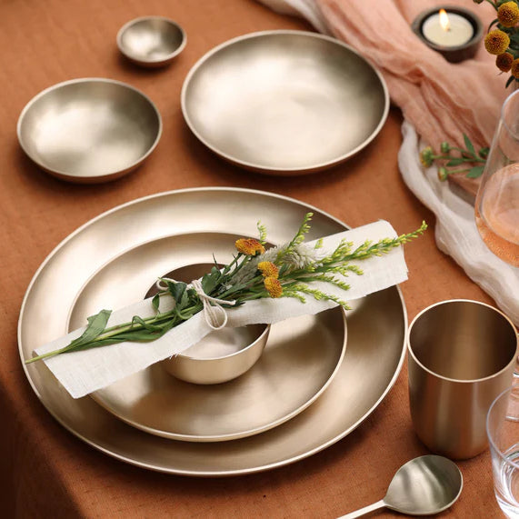 Bronze Sculptured Entree Platter