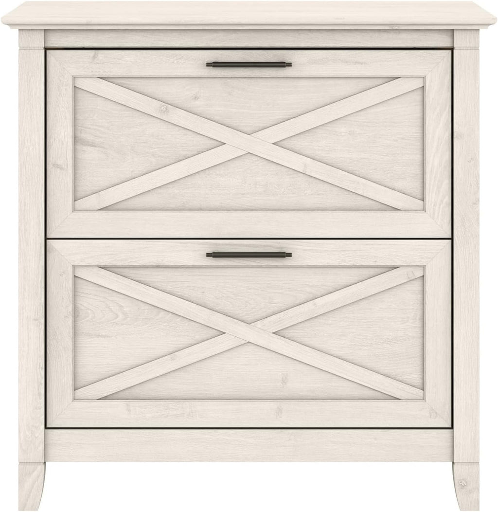 Key West 2 Drawer Lateral File Cabinet Linen White Oak